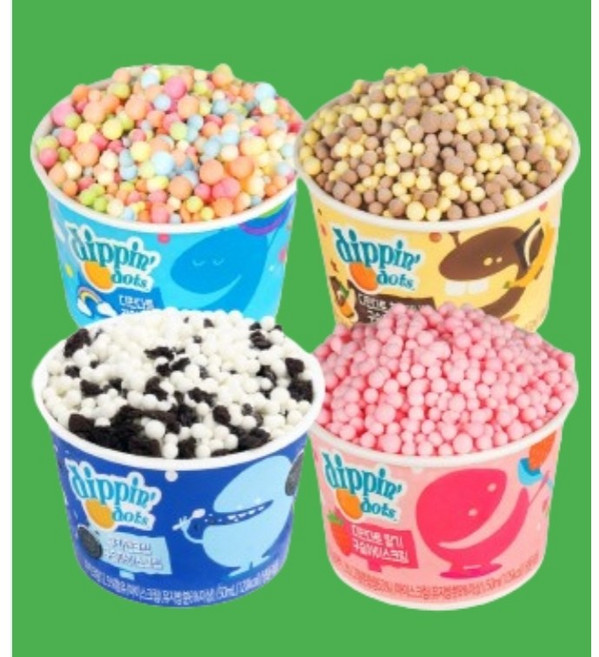 디핀다트 구슬아이스크림 4종 레인보우3+딸기3+초코바나나3+쿠키앤크림3, 1개