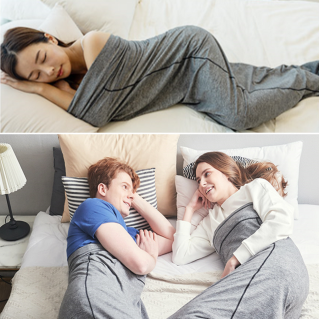 [허그유] 슬립색 캠핑이불 숙면 휴대용 침낭, 슬립색플러스(오픈형), M, 1개