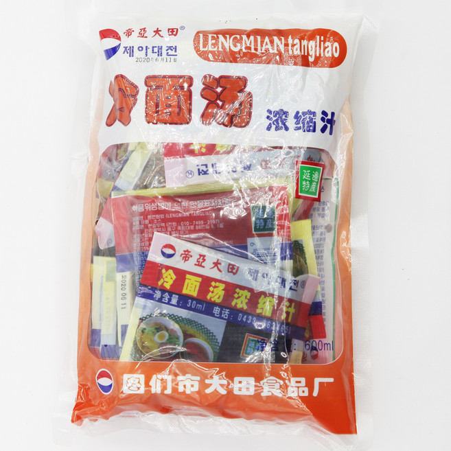 냉면육수봉지 1박스 <30mlx20개 16세트> 30mlx20개, 30g, 20개