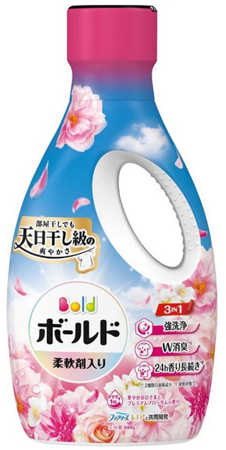 Bold 濃縮洗衣精 花香, 1瓶, 680g