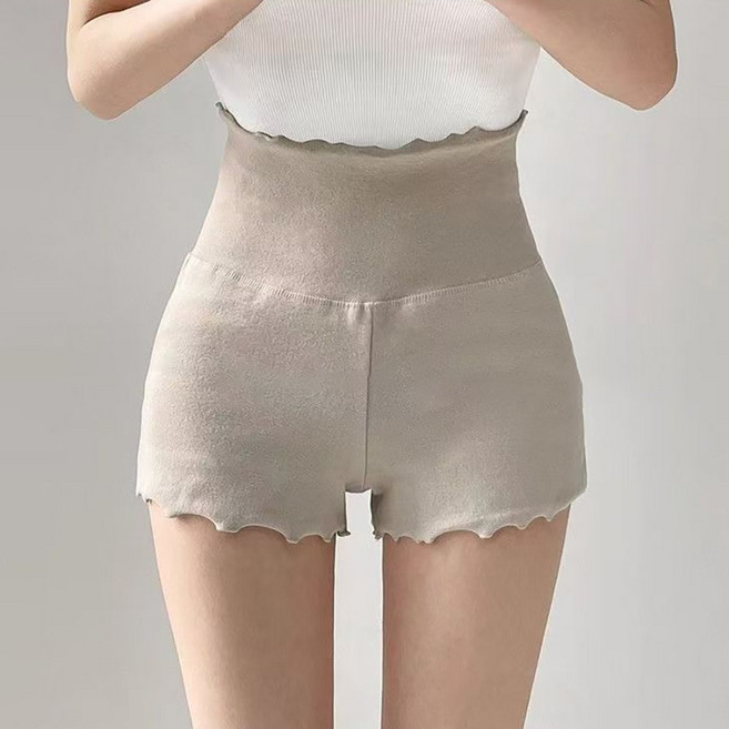 로르카 여성 슬림핏 로우웨스트 와이드밴딩 스판 홈웨어 요가 캐주얼 반바지 S031604