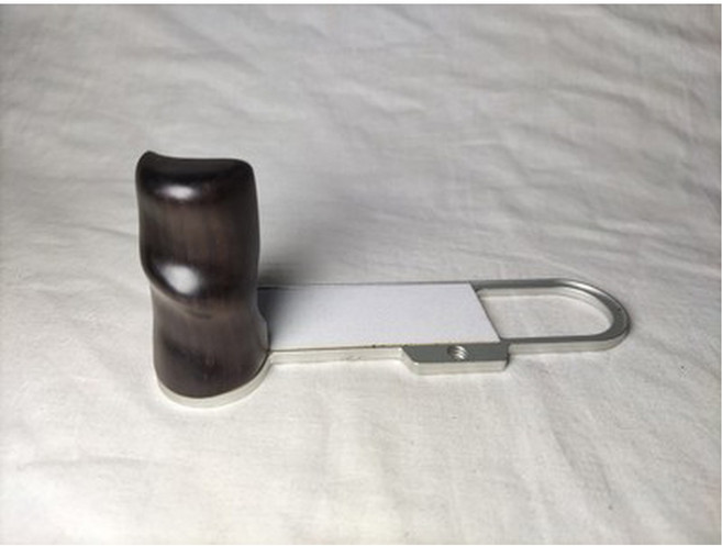 초경량 흑단 나무 L 타입 브래킷 삼각대 볼 플레이트 베이스 그립 핸들 라이카 M6 M7 MP 카메라 액세서리, 기타, 1개