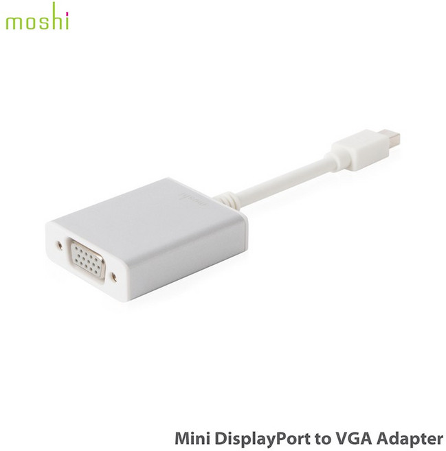 Moshi Mini DisplayPort 轉 Mini DP 轉 VGA 轉接線, 1個