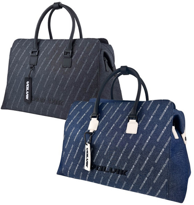 볼빅 프리미엄 데님 보스턴백, 블루