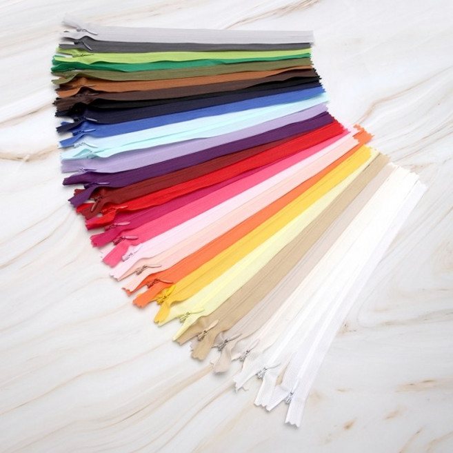 짱패브릭 25-26cm 망사콘솔지퍼 /메쉬콘솔지퍼, 다크핑크, 1개