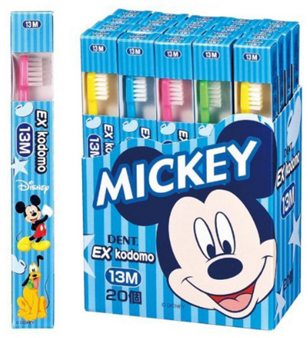코도모 디즈니 유아칫솔 어린이칫솔 20개입, 1박스, 13M(유아동용)