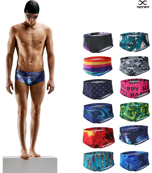 MCN 남자 탄탄이 숏 사각 하이컷 수영복