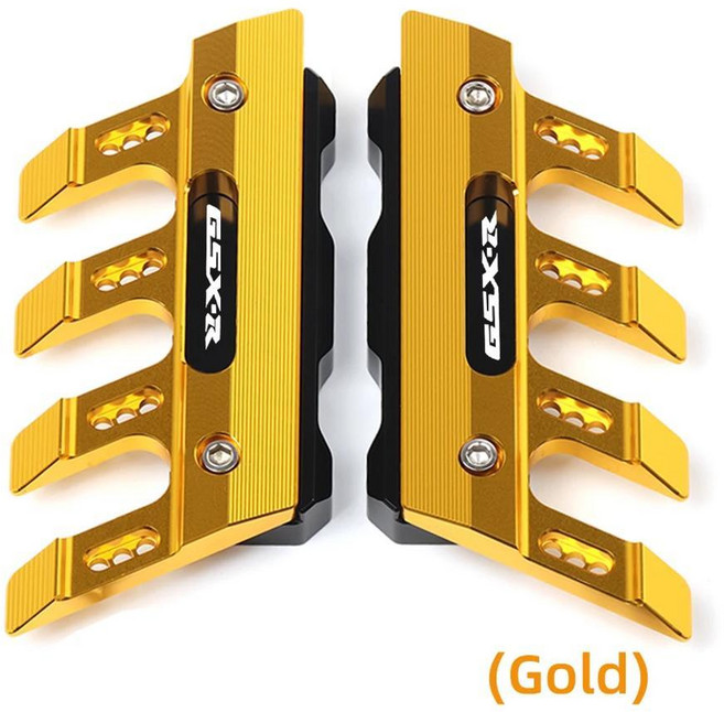 오토바이 머드 가드 프론트 포크 프로텍터 펜더 폴드 슬라이더, 색상: 1. 금, 1개