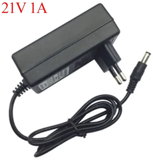12.6V 2A 21V 1A 18650 리튬 배터리 충전기 12V 18V 스크루 드라이버 렌치 리튬 이온 배터리 팩 DC 5.5mm *, 01 유럽 ​​연합, 02 21V-1A