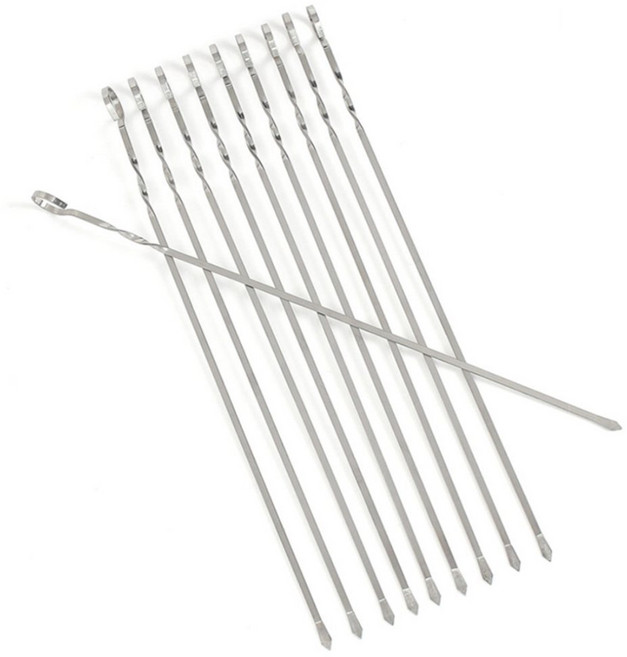 캠핑 바베큐 꼬치 10개입 바비큐꼬치 감자 쇠꼬치