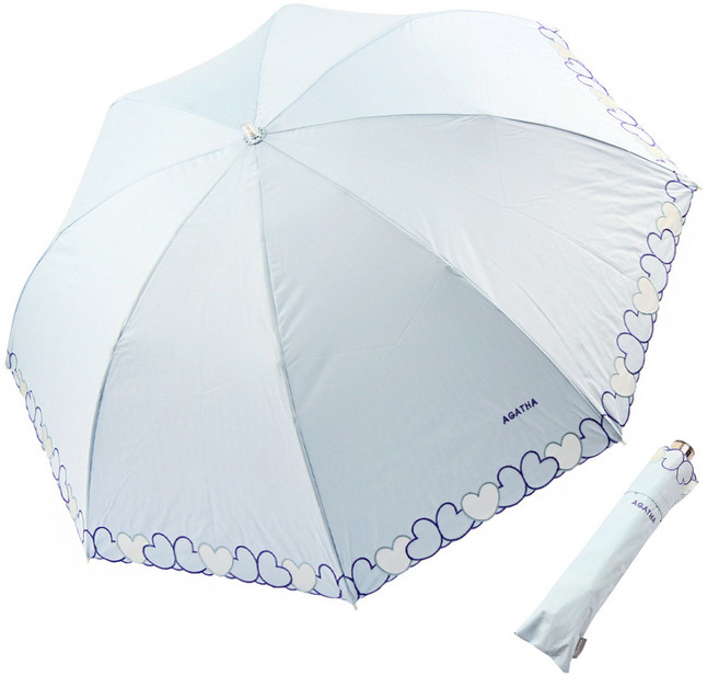 아가타 더블하트오간디 슬림 양산 AG2018