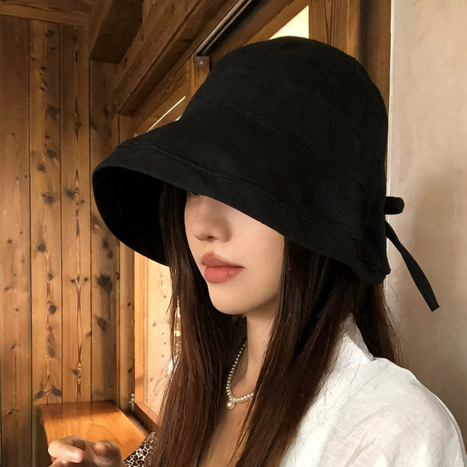 아이라 여성 자외선차단 모자 양볼 커버 린넨 소재로 가볍고 통기성이 좋은 버킷햇 썬캡