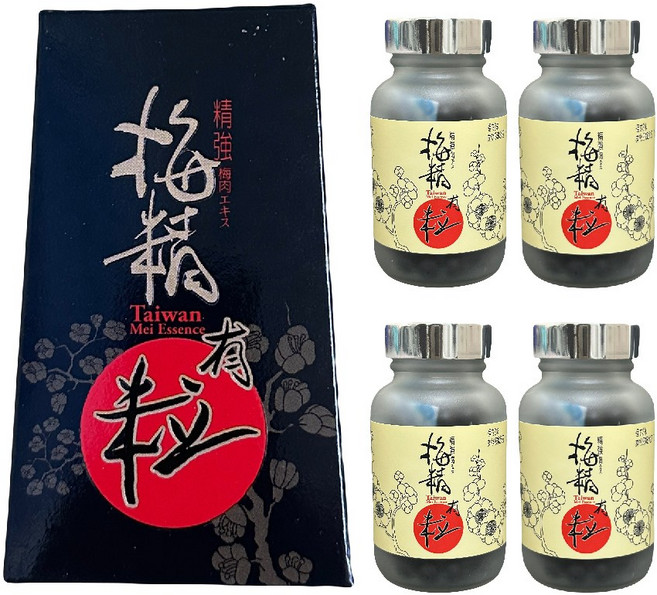 信義鄉農會 梅精有粒｜台灣青梅精華、促進新陳代謝、無添加, 4個, 150顆