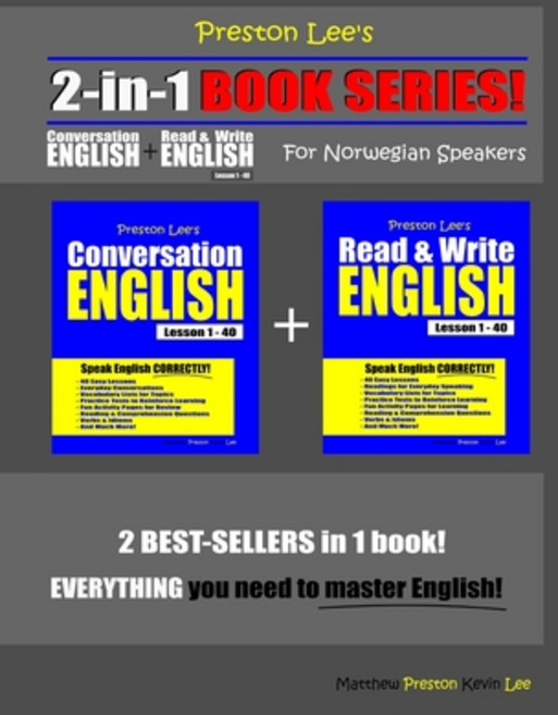 Preston Lee's 2-in-1 Book Series! Conversation English & Read & Write English Lesson 1 - 40 For Norw... Paperback, Independently Published, 9781652683896