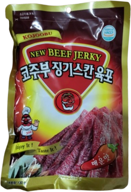 코주부 징기스칸 육포 매운맛, 130g, 2개