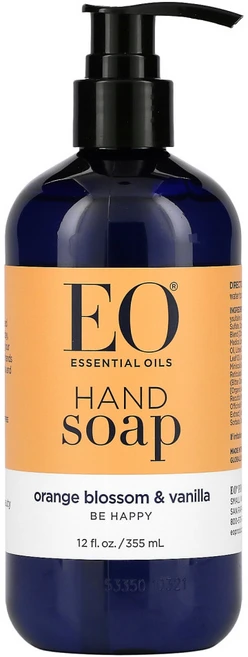 EO Products 손 비누 오렌지 블라썸 바닐라 12 fl oz (355 ml) 2팩, 1개, 355ml - 쿠팡