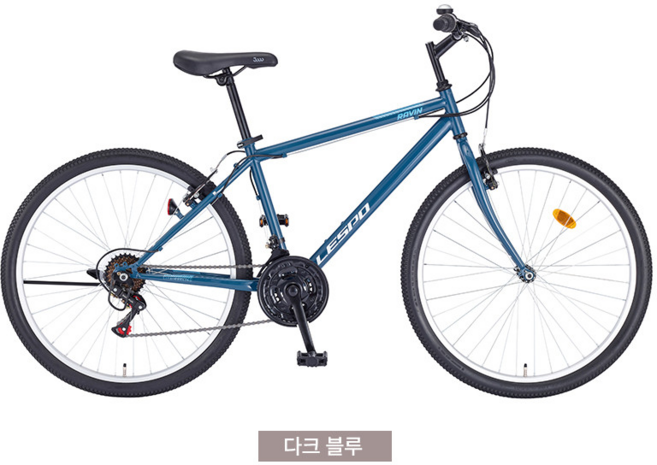 삼천리 레스포 26 라빈 자전거 MTB 입문용자전거 21단 조립자전거 99%조립, 1개, 168cm, 25년 다크블루 99%