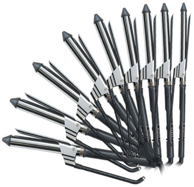 예스뷰티 아이롱 고데기, YB-360, 블랙 + 실버(31mm)