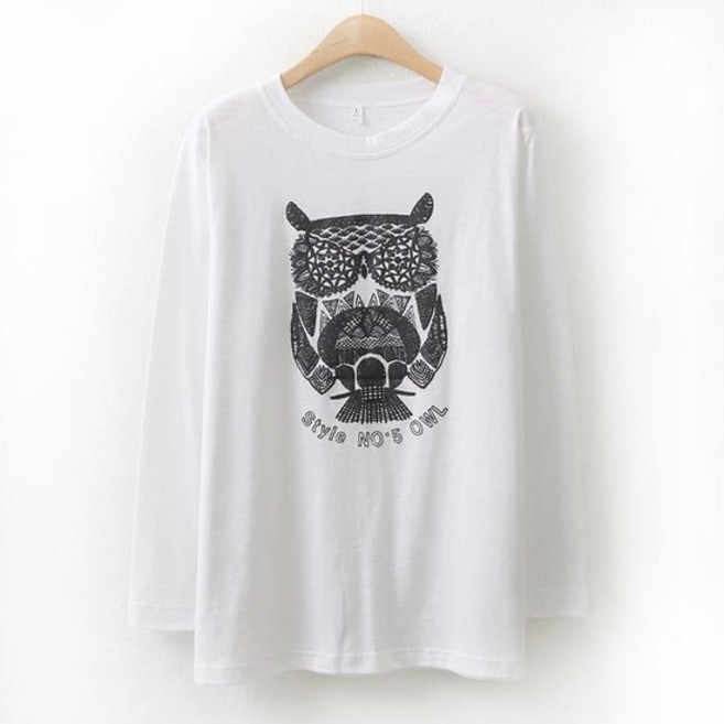 아이우먼 부엉이에스닉긴팔티 MN6842M401 빅사이즈