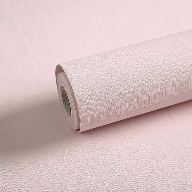 Fowod 자체 접착하여 시공하기 쉽다 거실/침실/싱글하우스 장식용테이프벽지, 핑크
