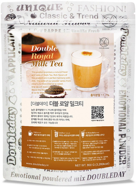 더블데이 로얄 밀크티 파우더, 800g, 1개입, 1개