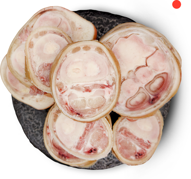 잘 손질된 한우 우족 5kg [ 한우 모듬뼈 1kg 무료증정 ] 소뼈 찜용 탕용 (냉동), 1개