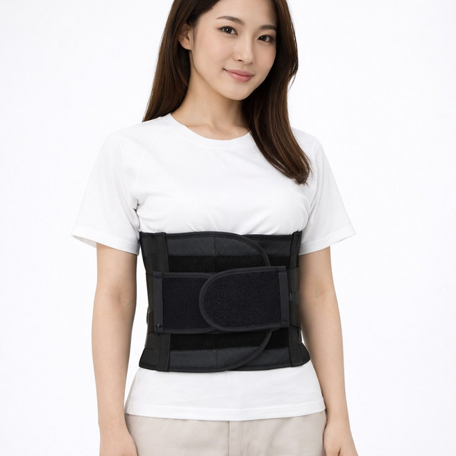 국산 의료용 허리보호대 백브레이스 lso 허리보조기 수술 협착 강화플라스틱, 1개