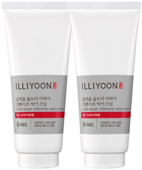 일리윤 울트라 리페어 인텐시브 케어 크림, 200ml, 2개