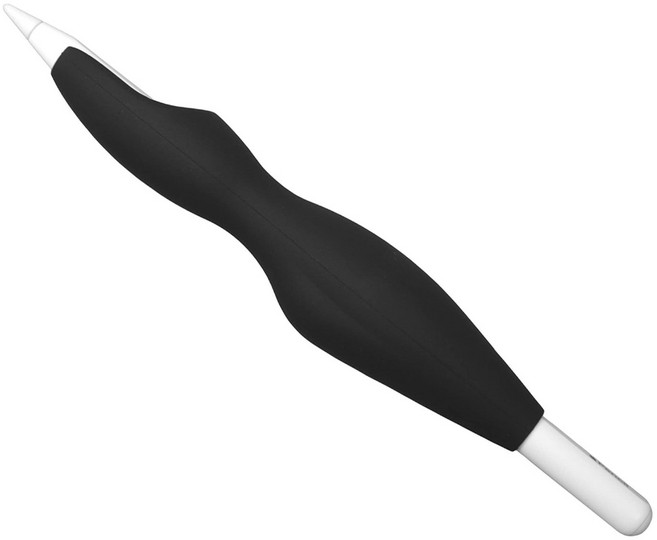 펜슬 2세대용 인체공학적 펜 그립 실리콘 핀치 슬리브, 1개