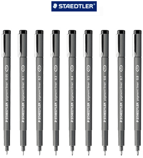 스테들러 피그먼트라이너, 1.2mm, 1.2mm, 사이즈:1.2mm