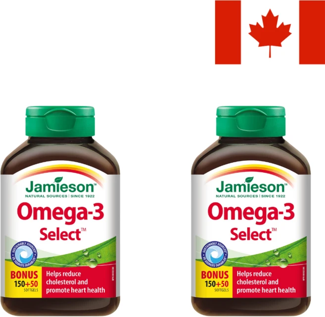 자미에슨 오메가3 셀렉트 1000mg 200캡슐 2병, 2개, 200정 - 쿠팡