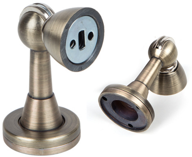 자석 도어스토퍼 문닫힘방지 앤틱/바닥 벽 도어충격방지 문쾅방지 문충격방지 방문고정 도어범퍼, 앤틱, 1개