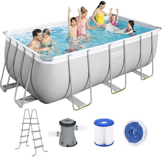 베스트웨이 초대형 사각기둥 풀장 5종세트 BW_56456 (412x201x122cm), 단품, 1개