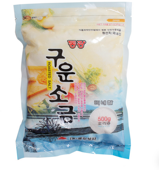 동광 구운소금, 15개, 500g