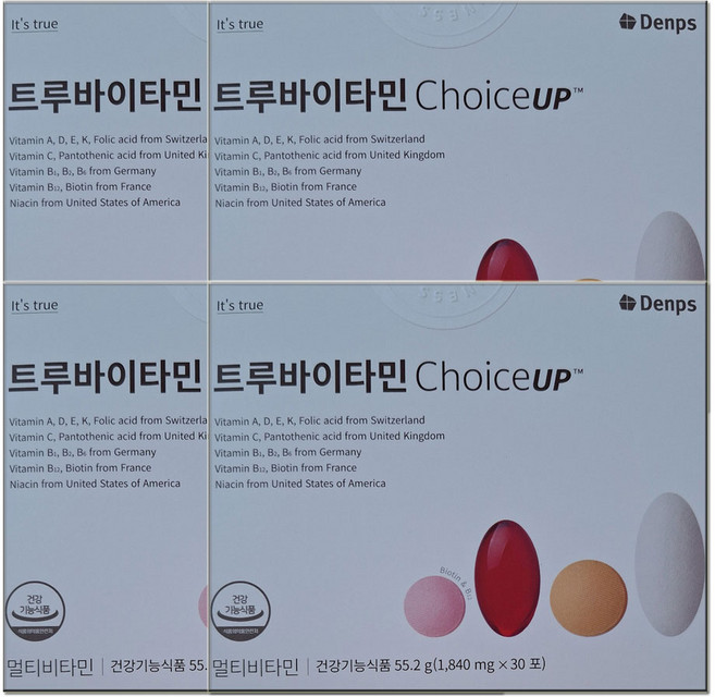 덴프스 트루바이타민 초이스 업 30p, 55.2g, 4개