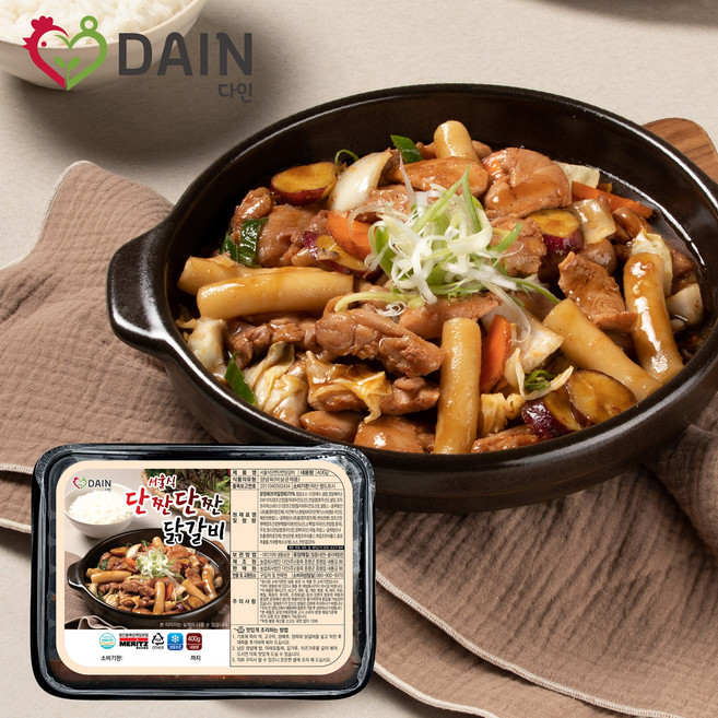 [다인]서울식단짠단짠닭갈비(400g1~2인분), 1개, 400g