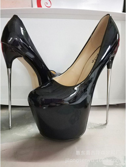 高跟鞋 細跟女高跟鞋 22公分 19釐米 大碼