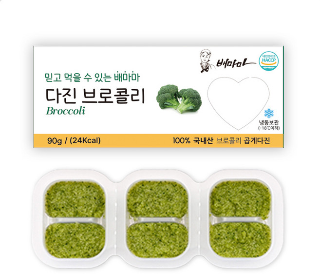 배마마 야채 큐브 곱게다진 28종 토핑 재료 채소 죽, 1개, 90g