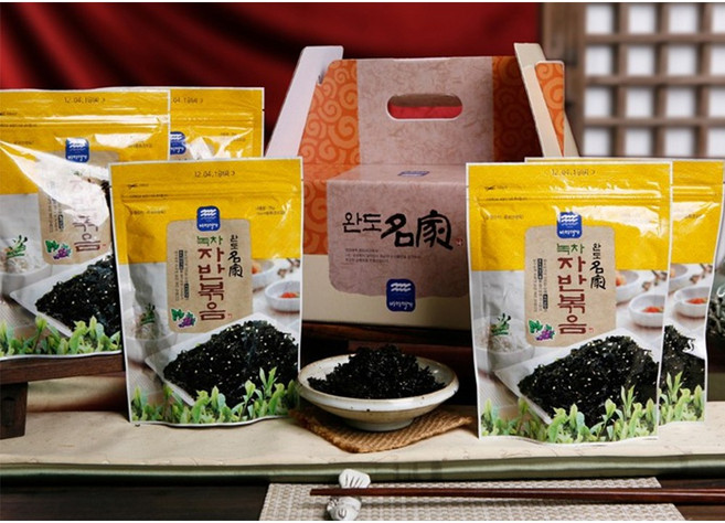 아기 김자반 김가루 완도 녹차자반 볶음세트 70g 5봉, 1세트