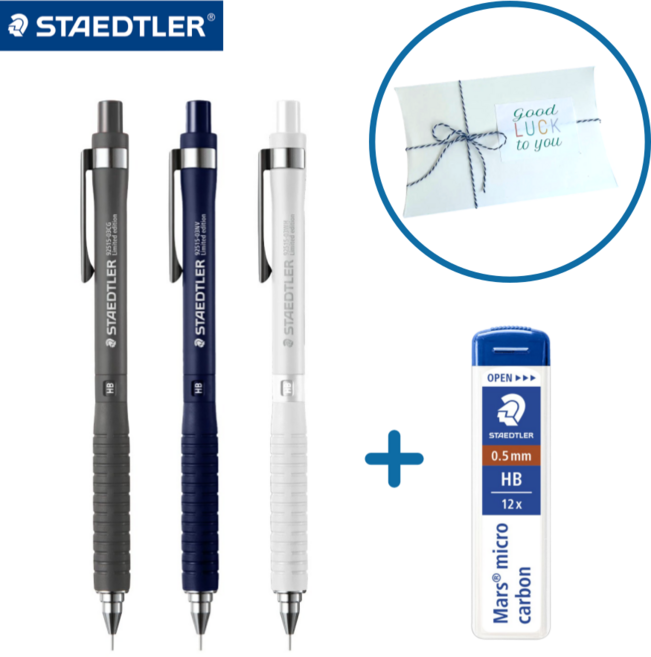 스테들러 925 15 한정판 샤프 스테들러 마스 샤프심 0.5mm, 1세트, 네이비