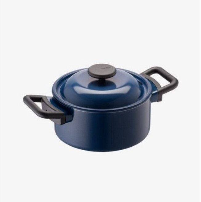 락앤락 인덕션 데꼬르 양수냄비, 20cm, 로얄 네이비 계열, 1개