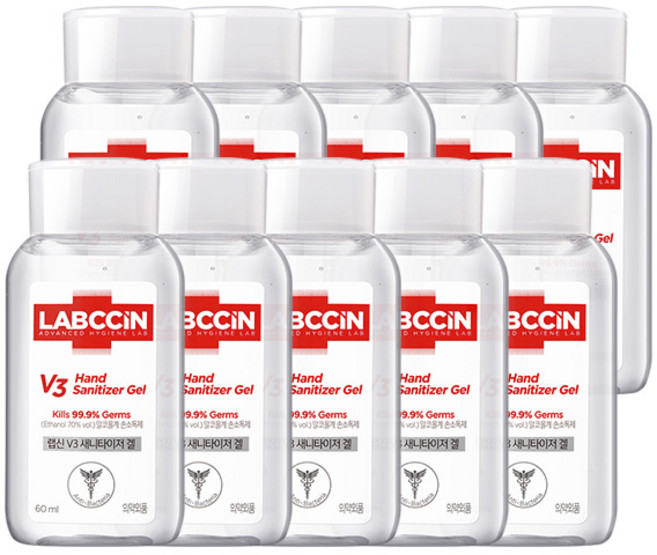 랩신 V3 새니타이저겔 60ml, 10개