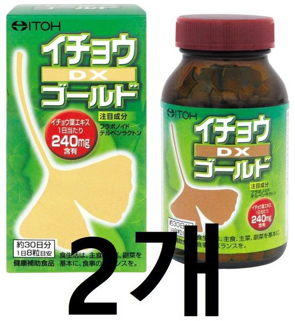 이토한방제약 은행 DX 골드 240정 2개