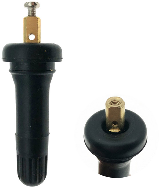 TPMS胎壓偵測器氣嘴 美式嘴, 黑色, 1個