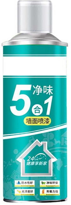 牆面修補噴漆 快速修復牆面瑕疵 操作簡單 持久耐用, 白色, 6個, 300ml