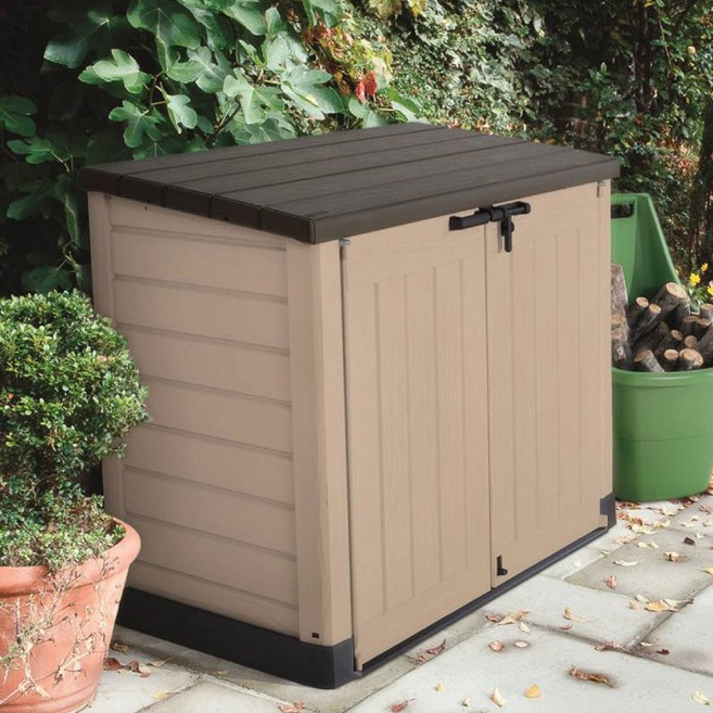 [코스트코] 케터 우드랜드 맥스 조립식 창고 1.5 x 0.8 m / 소형 창고/가드닝창고 / 고충격강도 플라스틱/ 반짝세일/ 미니창고, 베이비외