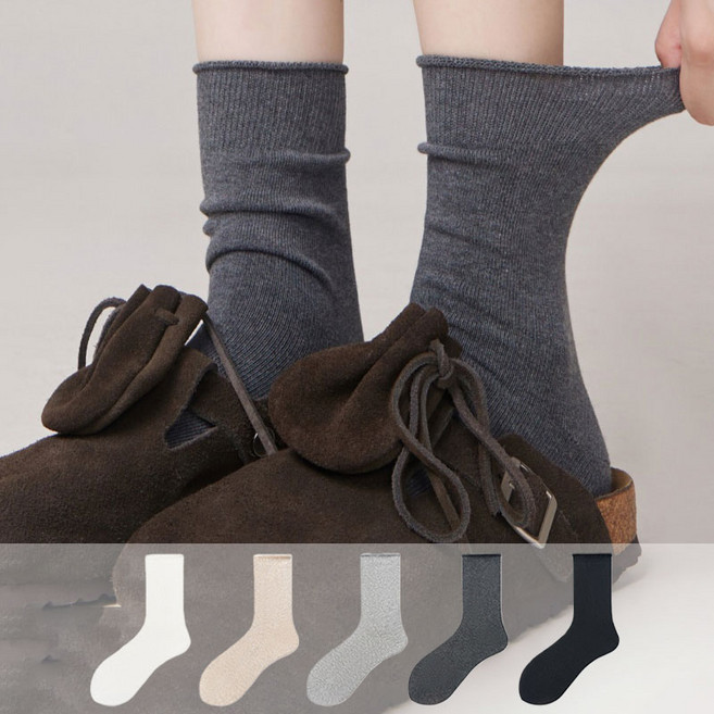 Banjiwu중통 양말 5레 세트
