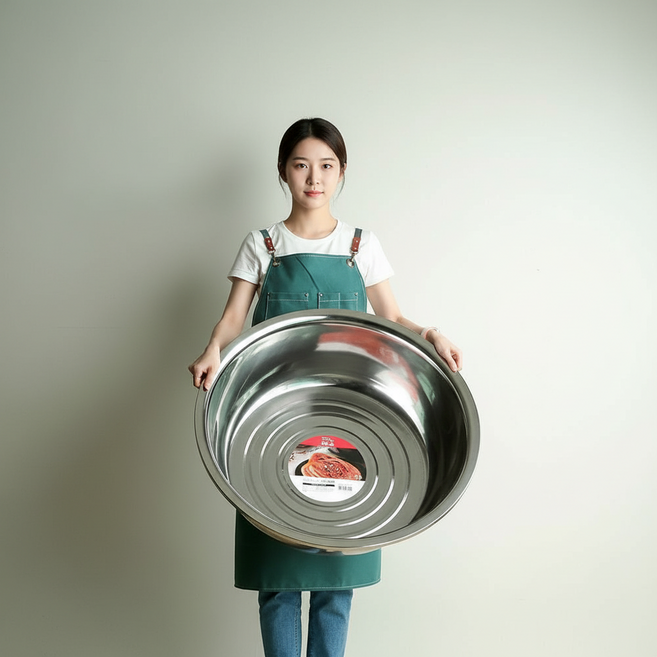 김장용대야 스텐 김치 대형 77cm 다라이 대용량 양푼이, 김장하는날 대야68cm, 1개