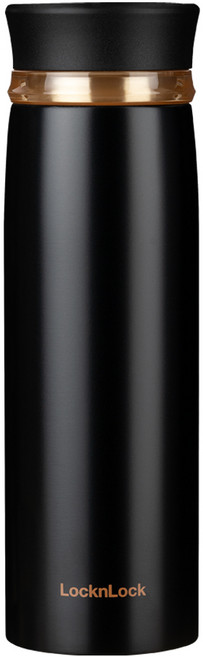 락앤락 뉴 페더 라이트 링 텀블러, 1개, 450ml, 블랙