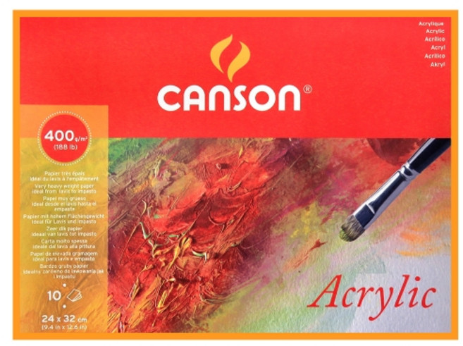 동아측기 [캔손] 아크릴 패드 4면 제본 400g/10매/24x32cm